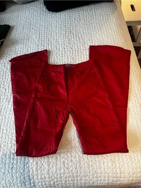 Edikted Women's Red Boot Cut Pants